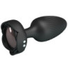 PRETTY LOVE - Tapón anal OSBORN con luz LED, negro, 9,8 cm