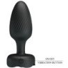 PRETTY LOVE - Tapón anal OSBORN con luz LED, negro, 9,8 cm