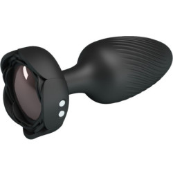 PRETTY LOVE - Tapón anal Varian con luz LED, negro, 10,8 cm