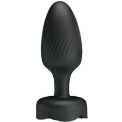 PRETTY LOVE - Tapón anal Varian con luz LED, negro, 10,8 cm