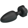 PRETTY LOVE - Tapón anal Varian con luz LED, negro, 10,8 cm