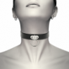 COQUETTE CHIC DESIRE - COLLAR DE CUERO VEGANO - ACCESORIO FETICHE PARA MUJER