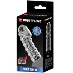 PRETTY LOVE - FUNDA TRANSPARENTE PARA EL PENE QUE AJUSTA Y VOLUMINIZA