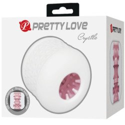 AMOR BONITO - CRYSTLE MASTURBADOR MASCULINO BLANCO