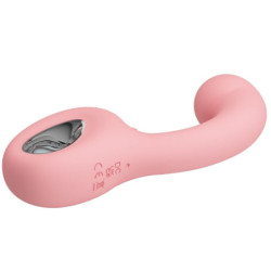 PRETTY LOVE - VIBRADOR DE PUNTO G ERYNNYES + ESTIMULADOR DE CLÍTORIS 10 VIBRACIONES ROSA