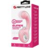 PRETTY LOVE - VIBRADOR DE PUNTO G ERYNNYES + ESTIMULADOR DE CLÍTORIS 10 VIBRACIONES ROSA