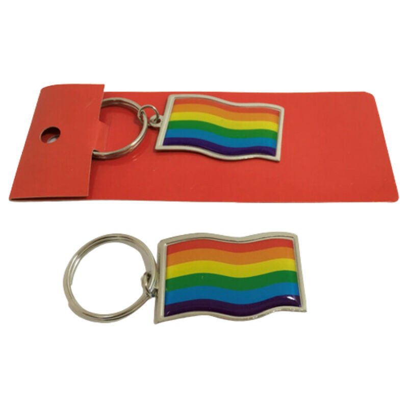 ORGULLO - LLAVERO CON LA BANDERA LGBT