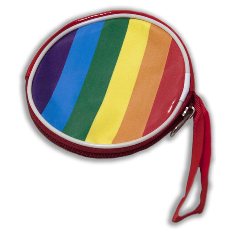 ORGULLO - BOLSO REDONDO CON LA BANDERA LGBT