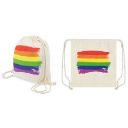 ORGULLO - MOCHILA DE ALGODÓN CON LA BANDERA LGBT