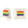ORGULLO - MOCHILA DE ALGODÓN CON LA BANDERA LGBT