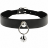 COQUETTE CHIC DESIRE - COLLAR DE CUERO VEGANO, ACCESORIO PARA MUJER, SONAJERO/ARRO