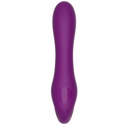 XOCOON - VIBRADOR SIN TIRANTES 2 EN 1 CON CONTROL REMOTO, COLOR MORADO