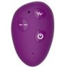 XOCOON - VIBRADOR SIN TIRANTES 2 EN 1 CON CONTROL REMOTO, COLOR MORADO