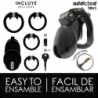 ADDICTED TOYS LOCKED - MINDNIGHT CELL JAULA PARA PENE TALLA S 4.8 CM