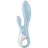 SATISFACTOR - CONEJO INFLABLE CON BOMBA DE AIRE 1 VIBRADOR AZUL