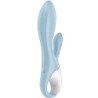 SATISFACTOR - CONEJO INFLABLE CON BOMBA DE AIRE 1 VIBRADOR AZUL