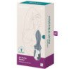 SATISFACTOR - BOMBA DE AIRE BOOTY 1 VIBRADOR ANAL INFLABLE GRIS
