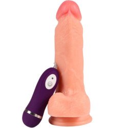 SHEQU - DILDO VIBRADOR DRAGÓN DE HIERRO CON CONTROL REMOTO 17,5 CM