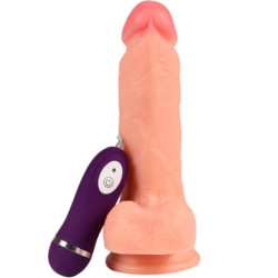 SHEQU - DILDO VIBRADOR DRAGÓN DE HIERRO CON CONTROL REMOTO 17,5 CM