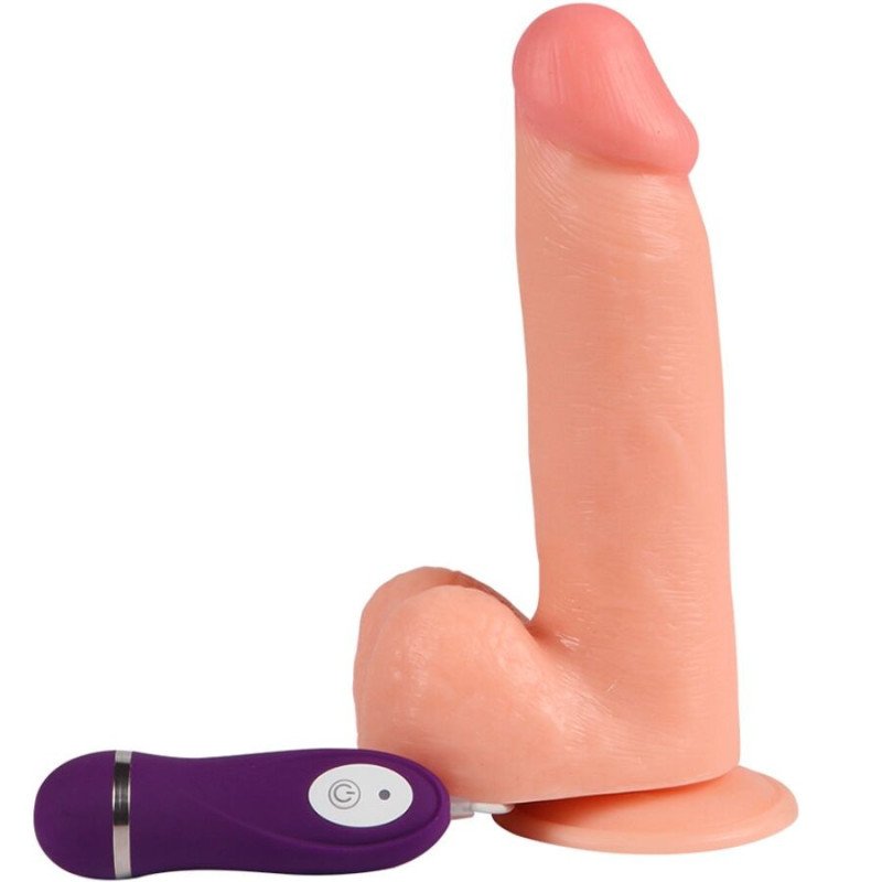 SHEQU - DILDO VIBRATORIO PHANTOM CON CONTROL REMOTO 20 CM