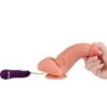 SHEQU - DILDO VIBRADOR ÁGUILA ROJA CON CONTROL REMOTO 17 CM