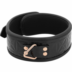 BEGME - EDICIÓN NEGRA, COLLAR DE PIEL VEGANA PREMIUM CON FORRO DE NEOPRENO