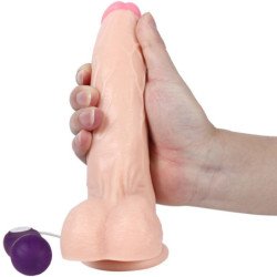 SHEQU - DILDO VIBRADOR DRAGÓN SAGRADO CON CONTROL REMOTO 20,5 CM