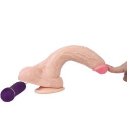 SHEQU - DILDO VIBRADOR DRAGÓN SAGRADO CON CONTROL REMOTO 20,5 CM