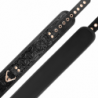 BEGME - EDICIÓN NEGRA, COLLAR DE PIEL VEGANA PREMIUM CON FORRO DE NEOPRENO