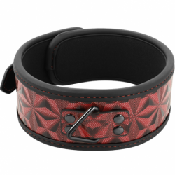 BEGME - EDICIÓN ROJA, COLLAR DE PIEL VEGANA PREMIUM CON FORRO DE NEOPRENO