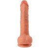 SHEQU - DILDO JULIAN Y ESTIMULADOR DE CLÍTORIS CON VIBRACIÓN Y CONTROL REMOTO 16 CM