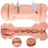 SHEQU - KAY MASTURBADOR DOBLE CON VIBRACIÓN DUAL BOCA Y VAGINA