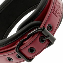 CUARTO OSCURO DE SUMISIÓN FETICHE - COLLAR DE CADENA CON FORRO DE NEOPRENO