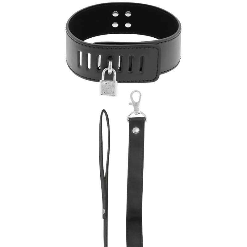 DARKEST - COLLAR BDSM CON CIERRE NEGRO