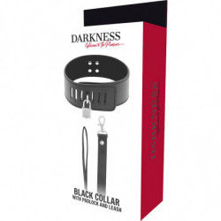 DARKEST - COLLAR BDSM CON CIERRE NEGRO