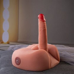 XISE - HONEY MASTURBADOR DILDO REALÍSTICO CON VIBRACIÓN 25 CM