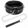 DARKEST - COLLAR DE CUERO SUAVE CON CADENA