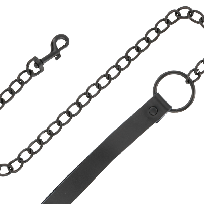 DARKEST - COLLAR NEGRO CON CADENA