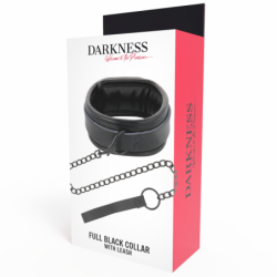 DARKEST - COLLAR NEGRO CON CADENA