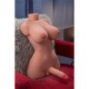 XISE - HERMOSA LADY BOY TORSO FEMENINO CON DILDO CON VIBRACIÓN Y THRUSTING 49 CM