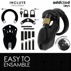 ADDICTED TOYS LOCKED - BÓVEDA PROHIBIDA JAULA PARA PENE 10 CM