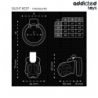 ADDICTED TOYS LOCKED - SILENT KEEP JAULA PARA PENE 7,5 CM