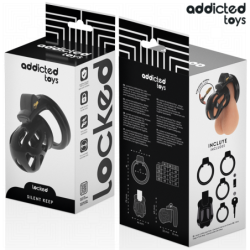 ADDICTED TOYS LOCKED - JAULA SILENCIOSA PARA PENE DE 7,5 CM