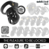 ADDICTED TOYS LOCKED - JAULA SILENCIOSA PARA PENE DE 7,5 CM