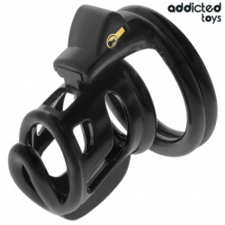 ADDICTED TOYS LOCKED - JAULA DE SILICONA PARA PENE GILDEN CAGE DE 8,5 CM