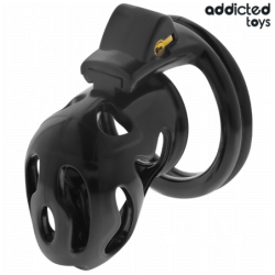 ADDICTED TOYS LOCKED - JAULA PARA PENE CON CRUZ SELLADA DE 8 CM