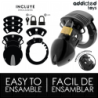ADDICTED TOYS LOCKED - JAULA DE CASTIDAD PARA PENE DE 7,5 CM