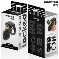 ADDICTED TOYS LOCKED - JAULA DE CASTIDAD PARA PENE DE 7,5 CM