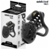 ADDICTED TOYS LOCKED - JAULA DE PENE HUECO CON CADENA DE 10,5 CM