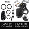 ADDICTED TOYS LOCKED - JAULA DE PENE HUECO CON CADENA DE 10,5 CM